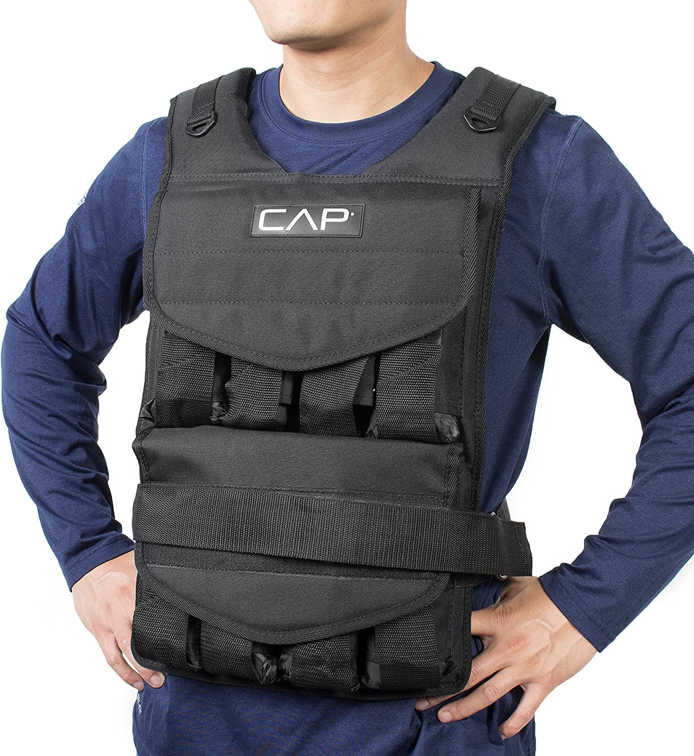 cap barbell adjustable weighted vest, 40 lb - image 2 of 5