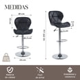 thumbnail image 3 of Set de 2 Sillas Altas Elly Latte Negro, 3 of 7