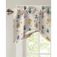 thumbnail image 3 of Daisy Flower Lavender Butterfly Kitchen Curtains Balcony Adjustable Roman Blinds Small Short Curtain for Living Room, 3 of 6