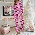 thumbnail image 2 of menopause pajama sets for women cooling moisture wicking nightwear for hot flashes Women's Halloween Themed Printed Long Sleeve Pajama Set Loungewear For Festive Comfort, 2 of 5