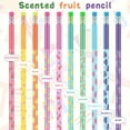 thumbnail image 3 of Lápices aromáticos de grafito HB de Outus, 240 unidades, 18 cm, diseños de frutas, 3 of 7