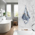 thumbnail image 2 of Yayeee 2 Pack Hand Towels for Bathroom 100% Cotton 16" x 28" Soft Absorbent Kitchen Towel, Abstract Marble Pattern, 2 of 7