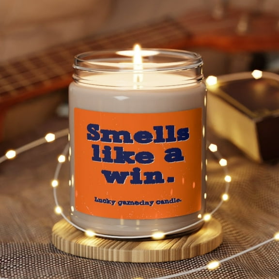 Smells Like a Syracuse Win Scented Candle, Orangemen Football Basketball