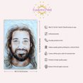 thumbnail image 3 of Eastern Print, Jesus Smile Poster, Laughing Christ, Christ's Smile, Jesus Portrait, Jesus Christ Print Decor, Jesus Wall Decor, Jesus Christ Portrait, Christian Art, Jesus Wall Art UNFRAMED 8x12, 3 of 4