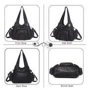 Angel Kiss for Women Large capacity Vegan Leather wallet and Handbags Crossbody Purses Multi pocket shoulder bag