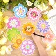 thumbnail image 4 of 54 Pcs Spring Flower Cut-Outs Double Printed Paper Flower Decor for Spring Bulletin Board Classroom Decoration (Flower 54), 4 of 7