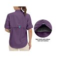 thumbnail image 4 of Little Donkey Andy Women's UPF 50 UV Protection Shirt, Breathable Long Sleeve Fishing Hiking Shirts, Quick Dry Size XL, 4 of 6