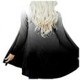 thumbnail image 3 of Vedolay Women Sweater Plus Size Thickened Hooded Cardigan Sweater Black,XL, 3 of 4