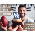 thumbnail image 4 of Suministros De Fiesta De La Universidad De Kentucky Para Regalo De Cumpleaños De Fútbol, ​​Pancarta Y Decoración Para Tartas (42 Piezas) (Kentucky Wildcats), 4 of 5