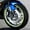 Light Green, variant on Reflective Wheel Rim Decals for 18 in Rims Waterproof Vibrant Motorcycle and Car Hub Stripe Stickers White