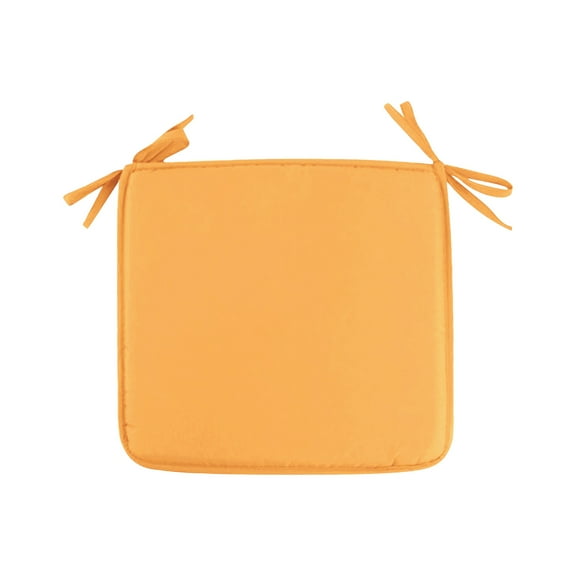 Outdoor Chair Cushions Set of 1: Waterproof & Fade Resistant Seat Cushion for Patio Furniture - 16 x 16 Inch Chair Pads with Ties and Hidden Zipper - Patio Chair Cushion
