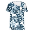 thumbnail image 3 of Top de Verano Mujeres Cuello en V Casual Manga Corta Primavera Y Top de Verano, Tops Cortos para Mujeres, 3 of 5