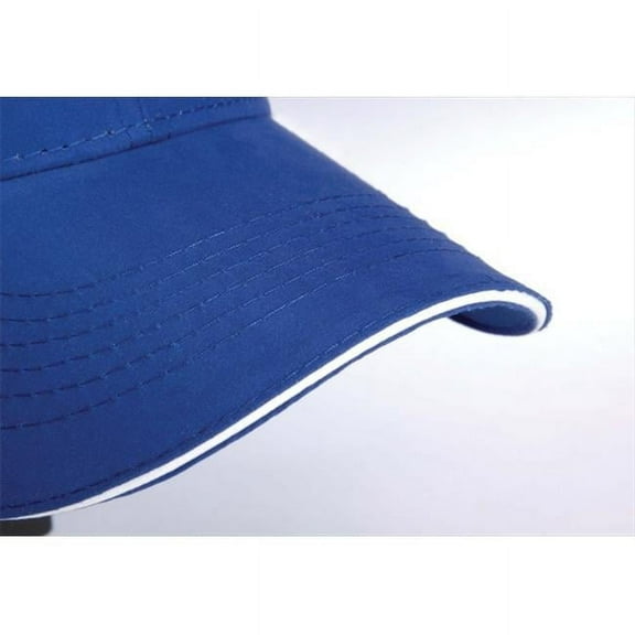 PE102 Performer Cap Microfiber Moisture Wicking Structured, Royal , White