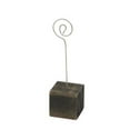 thumbnail image 2 of Sign Holder - Dark Oak Wood Block - Wire Included - 4 pk., 2 of 2