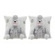 thumbnail image 1 of Set de 2 Almohadas Navideñas De Oso Polar Cojines Navideños, 1 of 5