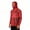 A Watermelon Red, variant on Uv Protection Shirts for Men Men's Striped Print Hooded Fishing Shirt with Mask Long Sleeve Pullover Lightweight Breathable for Summer Outdoor Watermelon Red L