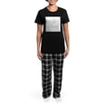 thumbnail image 4 of CafePress - Classy Grays Just Married Pajamas - Women's Short Sleeve Print T-Shirt and Pants Dark Cotton Pajama Set, 4 of 7
