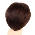 thumbnail image 2 of Peluca de cabello Yuyangstore Pelucas llenas rectas cortas con flequillo oblicuo, 2 of 8