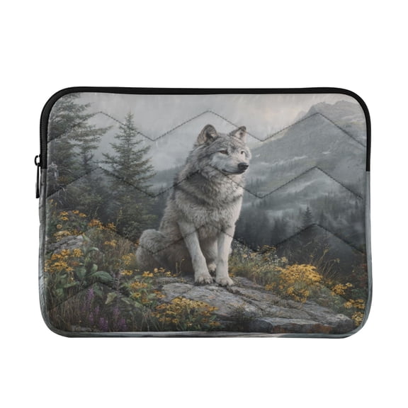 Laptop Bag Laptop Sleeves Laptop Case Laptop Protective Case Gray Wolf