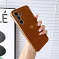 thumbnail image 4 of Galaxy A14 5g Case, for Samsung Galaxy A14 Case Women Girls Cute Design Soft Silicone Camera Protection Protective Lovely Heart Phone Case for Galaxy A14 5g (Brown), 4 of 12
