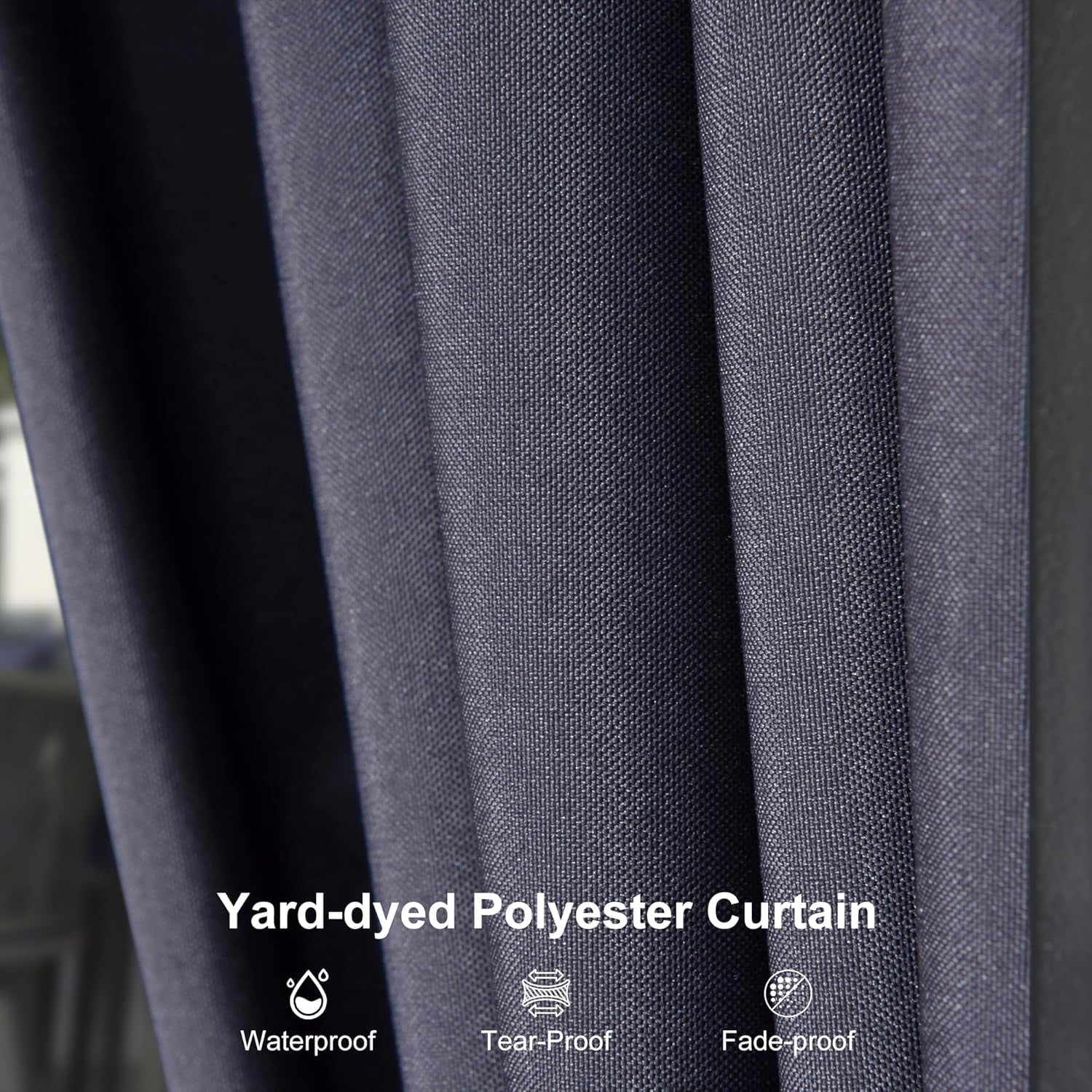 PURPLE LEAF 10' X 12' Hardtop Gazebo Aluminum Gazebo with Galvanized Steel Double Roof for Backyard Patio Lawn and Garden, Curtains and Netting Included, Navy Blue