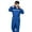 Royal Blue, variant on Unisex Work Overalls Hooded Drawstring Wear-resistant Reflective Zipper Pockets Loose Safety Worker Coveralls Mechcanic Jumpsuit Auto Repairmen Dust-proof Working Uniform