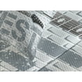 thumbnail image 4 of Ambesonne Rock Music Quilted Bedspread Set 3 Pcs, Guitar on Brick Wall, Queen Size, Blue Grey Black, 4 of 5