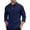 #05 Dark Blue 【Mix & Match: Stock Up on Your Favorite Colors】, variant on Men's Button Down Long Sleeve Shirt Turndown Collar Pullover Cotton Polyester Spandex Blend Solid Color Casual Top For Daily Office Work | Zenithor,Army Green L