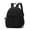 black, variant on Mini Nylon Backpack for Women, Adjustable Strap, Multi-Pocket for Very Suitable for Weekend Travel and Daily Use