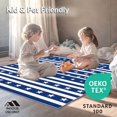 thumbnail image 4 of ODIKA 5'x7' Machine Washable Non-Slip Area Rug, Stars & Stripes Welcome July Celebration Patriotic High Traffic Rug, Blue, 99147, 4 of 7