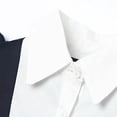 thumbnail image 4 of ATOGUTA Uniform Dresses For Girls Summer Short Sleeve Ruffle A Line Cute Vacation Beach Mini Tshirt Dress Size 3T-15, Navy, 4 of 7