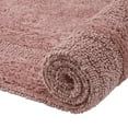 thumbnail image 4 of Better Trends Bathroom Rug 2 Piece Set 100% Cotton Soft Luxury Bath Rug Water Absorbent Reversible Machine Washable Runner Mat for Bathroom, Bathtub, Laundry Room 24”x40”|20”x60” Pink Lux Collection, 4 of 4