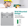 thumbnail image 3 of Retractable Attendance Rack Punch Card Holder Attendance Card Holder 20 Position Punch Card Holder Card Holder Employee, 3 of 7