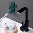 thumbnail image 6 of vnanda Space-saving Toothbrush Holder Cactus Toothbrush Holder Space-saving Wall Mounted Bathroom Storage Shelf with Easy Installation Detachable Design, 6 of 7