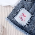 thumbnail image 6 of NAISIBABY Girls Outfit Sets, Summer Fashion Casual Short Sleeve T-Shirt and Denim Skirt Kids Clothes 2-Piece White 5T, 6 of 6