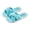 Blue, variant on Girls Summer Starry Sky Cross Strap Slippers – Soft Breathable Indoor/Outdoor Casual Sandals (2-9 Years)