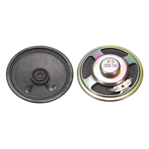 0.5W 8 Ohm, Altavoz Magnético DIY de 57mm Forma Redonda Reemplazo de Altavoz para 2pcs