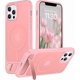 thumbnail image 1 of Funda Magnética con Soporte invisible Integrado, Delgada y Fina, para iPhone 12 Pro Max 6.7", Rosa, 1 of 7