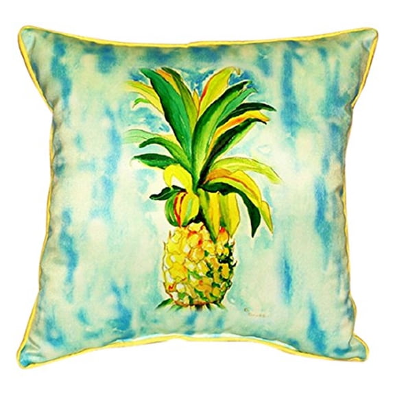 Betsy Drake ZP400 22 x 22 in. Pineapple Extra Large Zippered Pillow