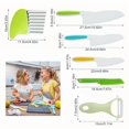 thumbnail image 2 of Set de Cocina para Ninos Cuchillo Utensilios de Cocina 6 Piezas Multicolor, 2 of 5