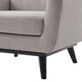 thumbnail image 6 of Armchair Accent Chair, Grey Gray, Fabric, Modern Contemporary, Mid Century Living Hotel Lounge Cafe Lobby, 6 of 8