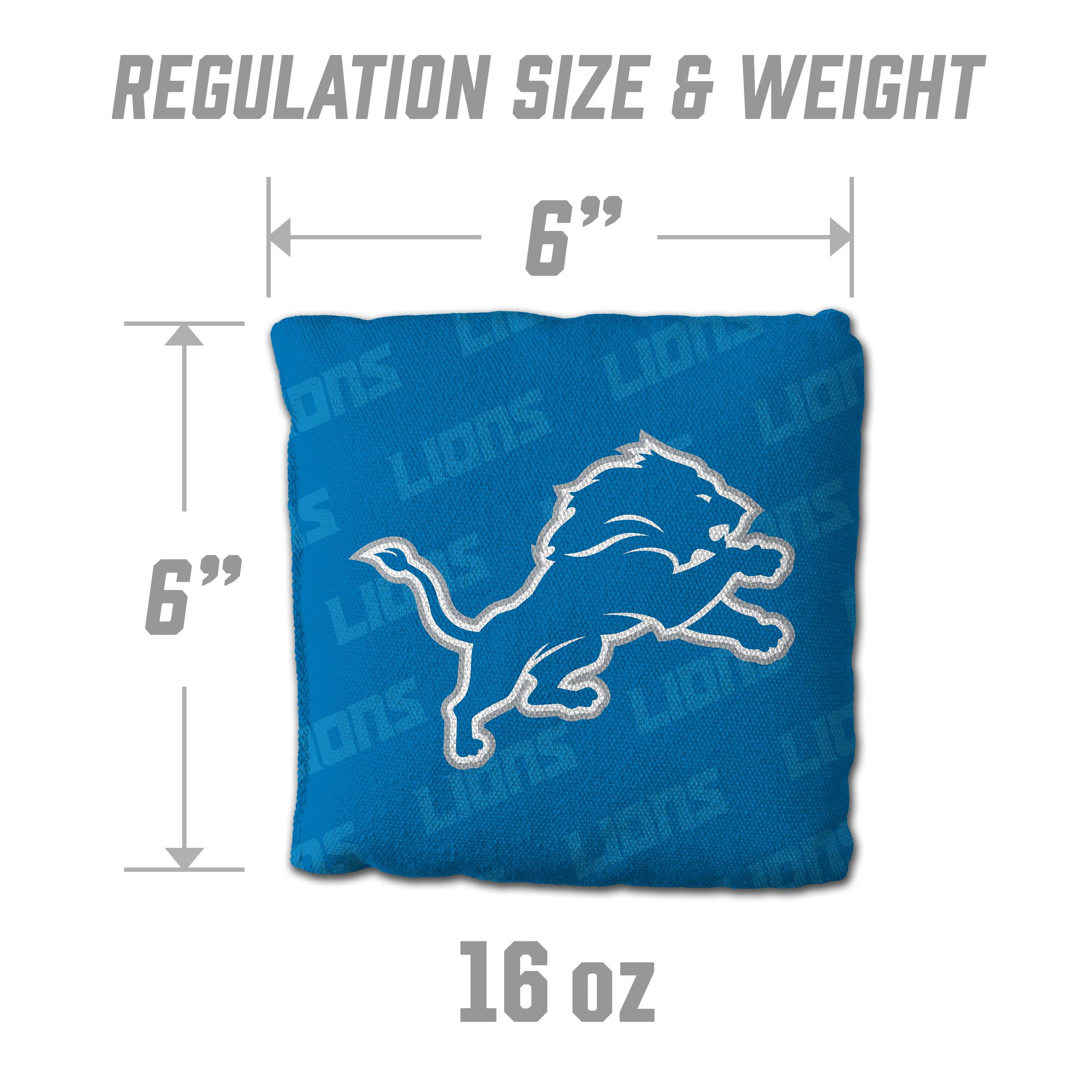 NFL Detroit Lions Cornhole Bags - 4PK - Blue