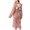 Pink, variant on Pajamas for Women Robes Double Pocket 3d Ear Hooded Flannel Bath and Warm Double-Faced Velvet Bath and Home Wear Soft Nightgowns & Sleepshirts Women's Sleepwear,Gray