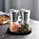 thumbnail image 3 of Jinsinto Salt and Pepper Mill Set, Ceramic, Adjustable, Stainless Steel, with Rubber Holder for Grinding Pepper, Kitchen, 3 of 5