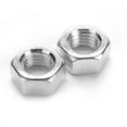 thumbnail image 1 of Paquete de 100 tuercas hexagonales de acero al carbono galvanizadas M16-M27 yuxing tuercas de rosca plateada para la industria de maquinaria, 1 of 5