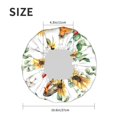 thumbnail image 6 of Disketp Sunflowers Leaves And Birds Shower Caps,Reusable Shower Cap For Women, Double Layer Waterproof Hair Cap, Large Size For All Hair Lengths,For Girls Spa Home Salon Use, 6 of 9