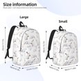 thumbnail image 6 of Wukai Rabbit Eating Paper Reusable Cosmetic bag,Travel Toiletry Organizer Capacity,Waterproof Puzzle Bags, 6 of 7