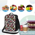 thumbnail image 4 of Lsque Rainbow Flowers Lunch Bag Lunch Box for Women Men Reusable Insulated Lunch Tote Bag,Leakproof Thermal Cooler Sack Food Handbags Case High Capacity, 4 of 9
