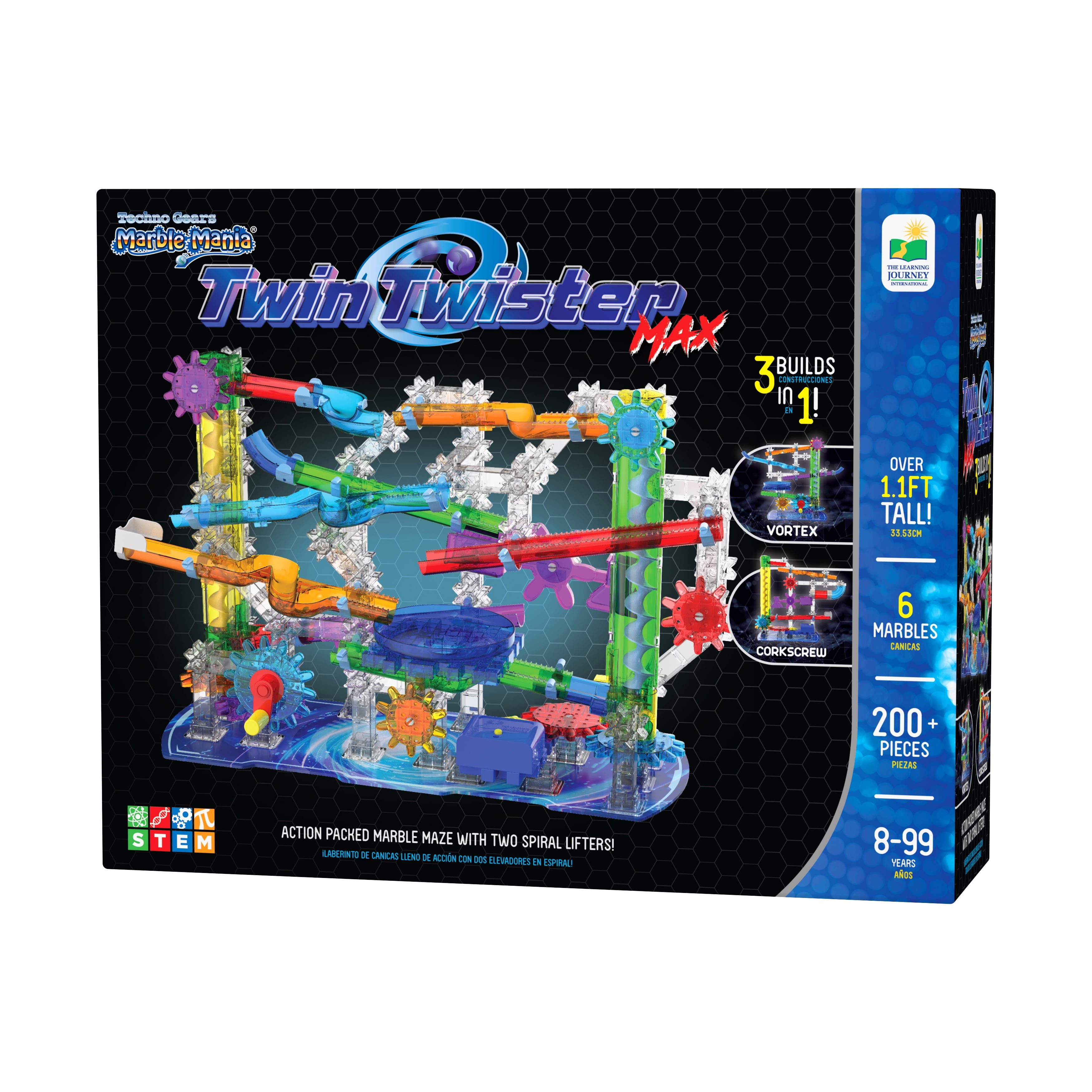 The Learning Journey Techno Gears Marble Mania - TwinTwister Max: 200+ Pcs