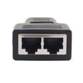 thumbnail image 2 of 3 Pack RJ45 Splitter Adapter 1 to 2 Ways Dual Female Port CAT5/6/7 LAN Ethernet Cable, 2 of 6